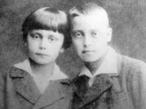 With his brother Mirosław